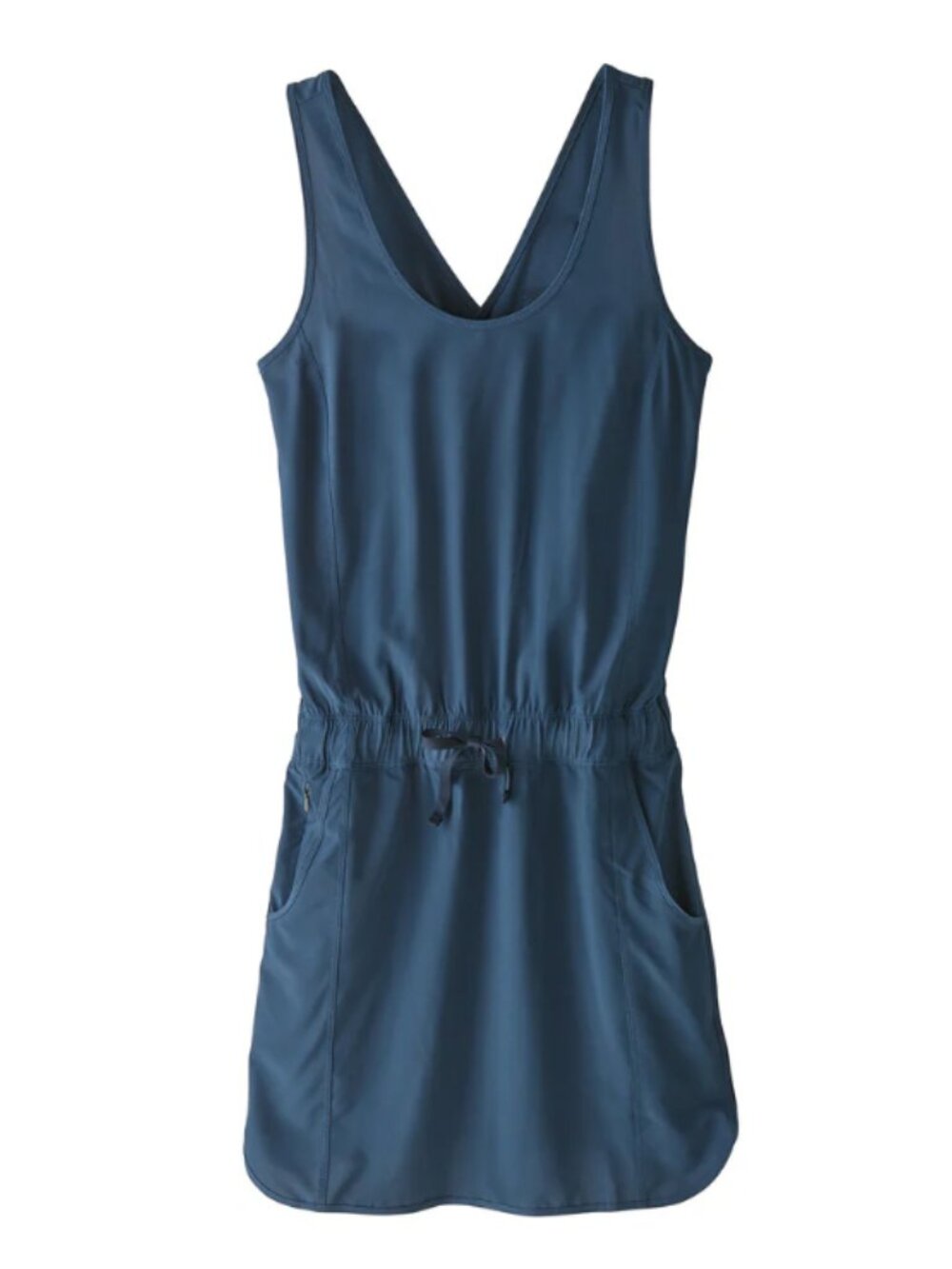 Patagonia Fleetwith Dress, Mini, Sleeveless, Criss-Cross Back, Navy  - Womens XS - Picture 2 of 13